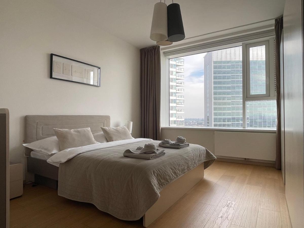 Sag Panorama Apartment 3 Rooms 19Th Floor Great View Free Parking 브라티슬라바 외부 사진